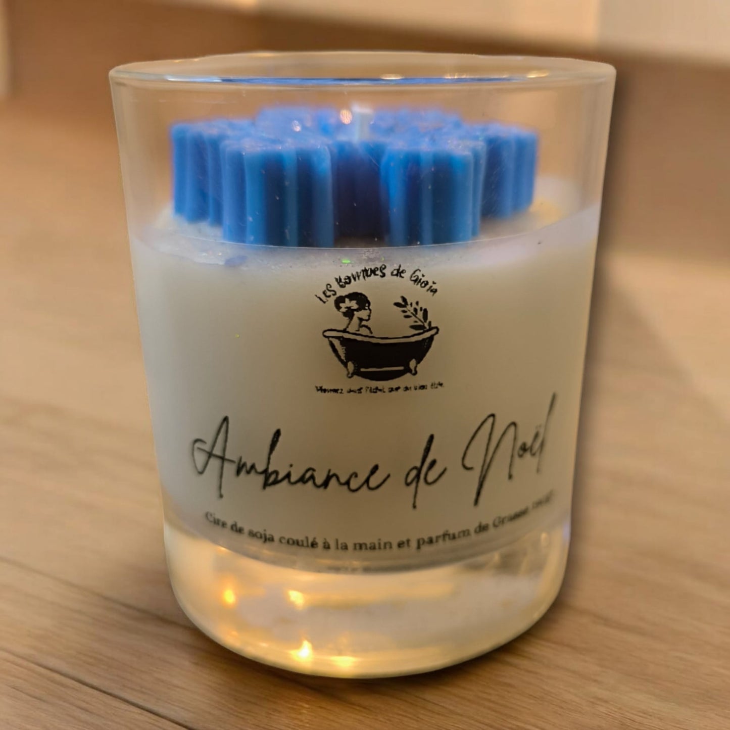 Ambiance de Noël – Bougie Parfumée Artisanale